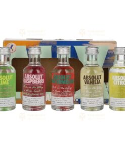 Absolut: FIVE Flavored Vodka - Set 5x0.05l | 0.25L, 38.8%