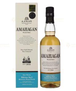 Amahagan: Edition No. 3 World Malt - Mizunara Finish | 0.7L, 47% with Gift Box