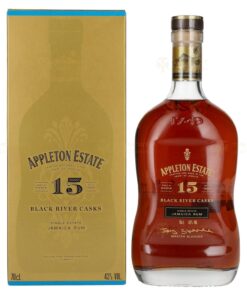 Appleton Estate: 15 Years BLACK RIVER CASKS Jamaica Rum | 0.7L, 43% with Gift Box