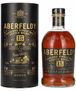 Aberfeldy: 15 Years NAPA VALLEY - Cabernet Sauvignon Cask Finish | 0.7L, 43% with Gift Box