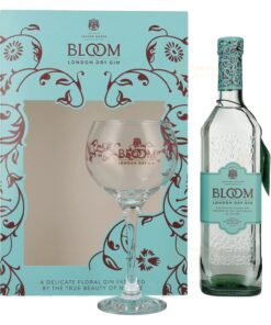Bloom: London Dry Gin | 0.7L, 40% with Gift Box, Glass
