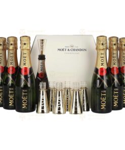 Moët & Chandon: IMPÉRIAL Champagne Brut - Set 6x0.2l | 1.2L, 12% with Gift Box, 6 Pourers