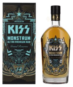 KISS: 14 Years MONSTRUM Ultra Premium Rum | 0.7L, 43% with Gift Box