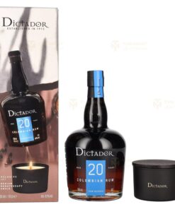 Dictador: 20 Years Colombian Rum ICON RESERVE | 0.7L, 40% with Gift Box, Candle