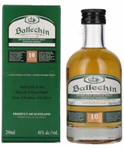 Edradour: BALLECHIN 10 Years Heavily Peated Highland Single Malt | 0.2L, 46% with Gift Box