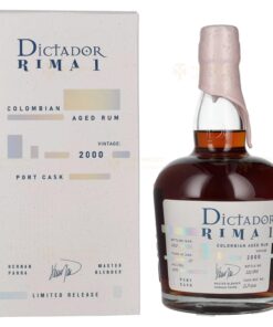 Dictador: RIMA 1 22 Years Aged Rum - Port Cask - Vintage 2000 | 0.7L, 43% with Gift Box