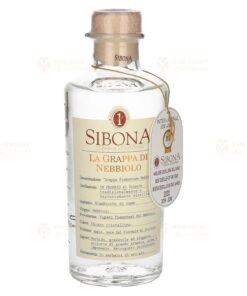 Sibona: La Grappa di NEBBIOLO | 0.5L, 40%