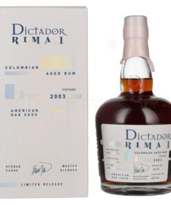 Dictador: RIMA 1 19 Years Aged Rum - AMERICAN OAK - Vintage 2003 | 0.7L, 43% with Gift Box
