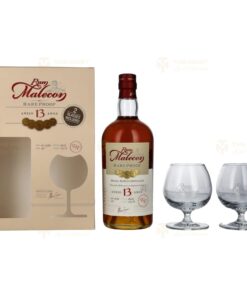 Rum Malecon: RARE PROOF Añejo 13 Años - Distilled 2006 | 0.7L, 50.5% with Gift Box, 2 Glasses