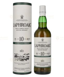 Laphroaig: 10 Years Islay Single Malt - Cask Strength - Batch 015 | 0.7L, 56.5% with Gift Box
