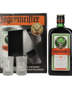 Jägermeister: Herbal Liqueur | 0.7L, 35% with Gift Box, 2 Shot Glasses