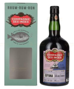 Compagnie des Indes: GUYANA 30 Years Rum - Single Cask - 2018 | 0.7L, 48% with Gift Box