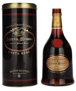Cardenal Mendoza: CARTA REAL Solera Gran Reserva Brandy | 0.7L, 40% with Tin Box