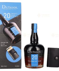Dictador: 20 Years Colombian Rum ICON RESERVE | 0.7L, 40% with Gift Box, Wallet