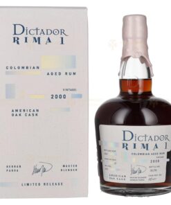 Dictador: RIMA 1 22 Years Aged Rum - AMERICAN OAK - Vintage 2000 | 0.7L, 43% with Gift Box