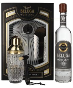 Beluga: GOLD LINE Russian Vodka | 0.7L, 40% with Gift Box, Hammer, Shaker