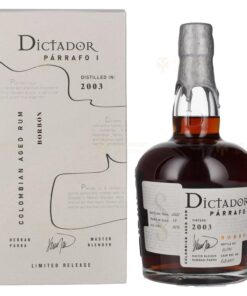 Dictador: PÁRRAFO I 19 Years Aged Rum - BORBÓN - Vintage 2003 | 0.7L, 50% with Gift Box