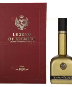 Legend of Kremlin: Grand Premium Vodka - Gold Bottle & Red Book | 0.7L, 40% with Gift Box