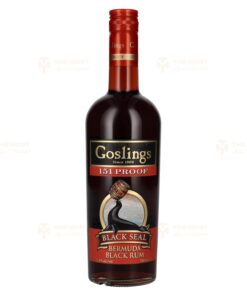 Goslings: BLACK SEAL Bermuda Black Rum - 151 Proof | 0.7L, 75.5%