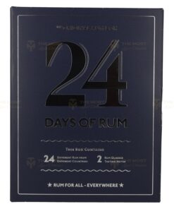 1423 The Rum Box: 24 DAYS OF RUM - Blue Edition | 0.48L, 42.5% with Gift Box, 2 Glasses