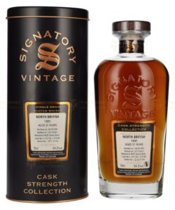 Signatory: CASK STRENGTH North British 31 Years - Distilled 1991 | 0.7L, 54.2% with Tin Box