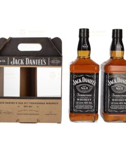 Jack Daniel's: OLD No. 7 Tennesse Whiskey TWINPACK - Set 2x1l | 2L, 40% with Gift Box
