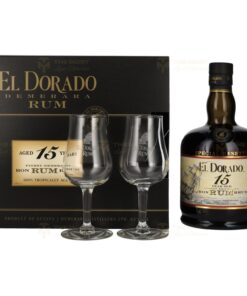El Dorado: 15 Years Finest Demerara Rum - SPECIAL RESERVE | 0.7L, 43% with Gift Box, 2 Glasses