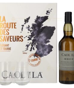 Caol Ila: MOCH La Route des Saveurs Pack | 0.7L, 43% with Gift Box, 2 Glasses