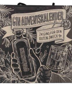 Quarantini: GIN ADVENTSKALENDER - Set 24x0.02l | 0.48L, 42% with Gift Box