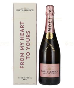 Moët & Chandon: SPECIAL MESSAGES Rosé Impérial - From My Heart | 0.75L, 12% with Gift Box