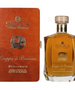 Sibona: MILLESIMATA Grappa di Barbera - Vintage 2012 | 0.7L, 44% with Wood Box