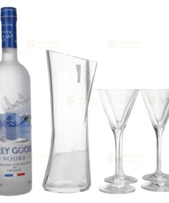 Grey Goose: Vodka MARTINI PACK | 0.7L, 40% with Wood Box