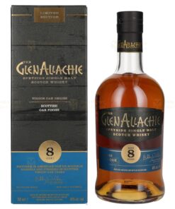 The GlenAllachie: VIRGIN OAK 8 Years - Scottish Oak Finish | 0.7L, 48% with Gift Box