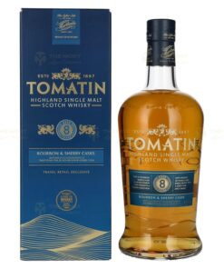 Tomatin: 8 Years Highland Single Malt - Bourbon & Sherry Casks | 1L, 40% with Gift Box